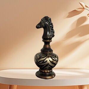 Large Chess piece figure Horse Head Accent Piece